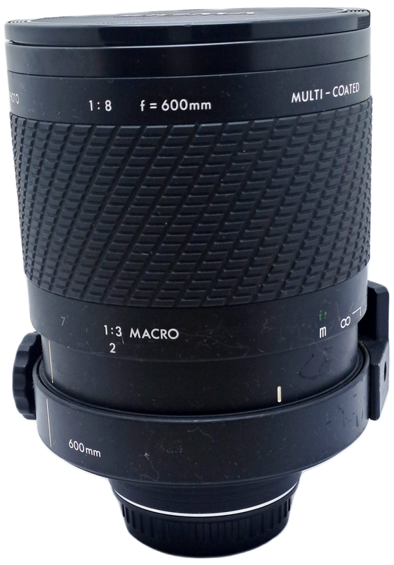 Pre-Owned Sigma 600mm 1:8 Mirror Telephoto Multi-Coated Lens for Pentax KF2 Mount. 1 drop in filter