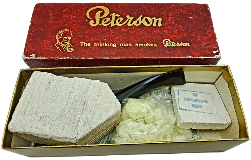 Vintage 1960`s THE KARVIT YOURSELF PIPE kit Genuine Block Meershaum By Peterson Ireland-Uncarved