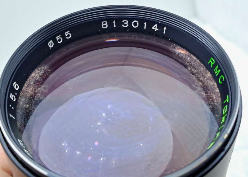 Vintage RMC Tokina 100-300mm 1:5.6 55mm 8130141 Lens with UV Filter-MOLD DAMAGE