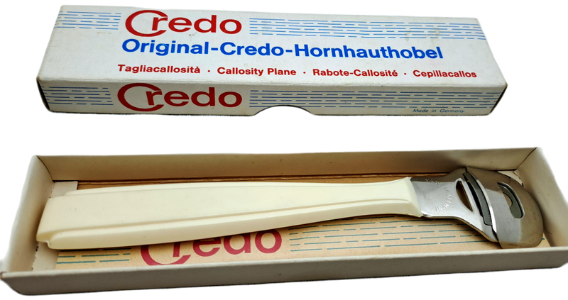 Original Vintage Credo Hornhauthobel Callosity Plane -UnUsed -Boxed made in Germany