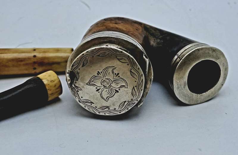 Antique Smoking Pipe -No Markings- Need repairs pieces not Fitting together..