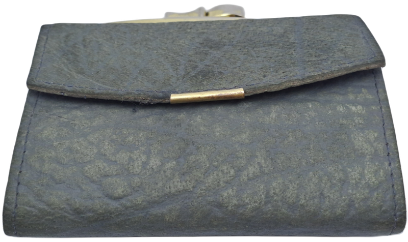 Vintage Genuine Wild Buffalo Leather Handmade Ladies wallet for Notes and Coins