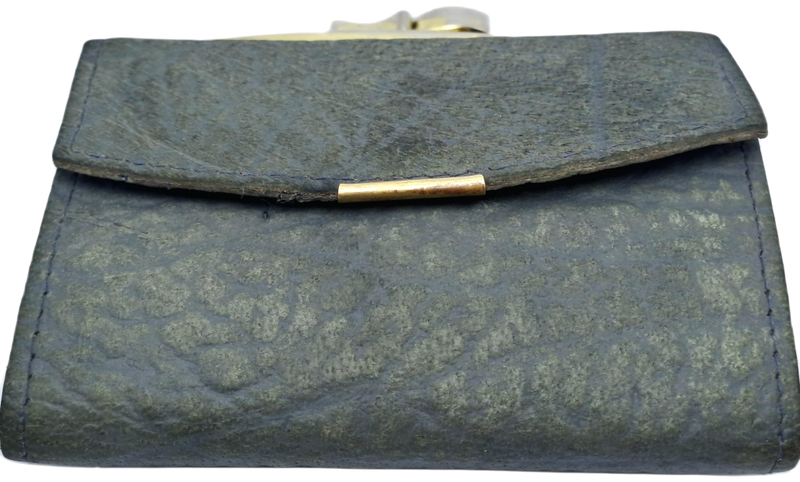 Vintage Genuine Wild Buffalo Leather Handmade Ladies wallet for Notes and Coins
