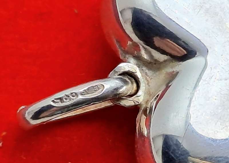 Vintage Sterling Silver Heart Pendant- Unused with No Engraving on It -7,85 Grams