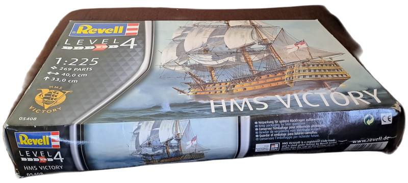 HMS Victory Royal Navy Model Ship by Revell Level 4-269 Parts-FULL KIT -  Scale 1:225- in Box