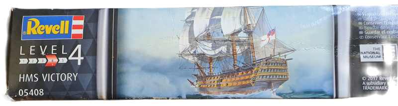HMS Victory Royal Navy Model Ship by Revell Level 4-269 Parts-FULL KIT -  Scale 1:225- in Box
