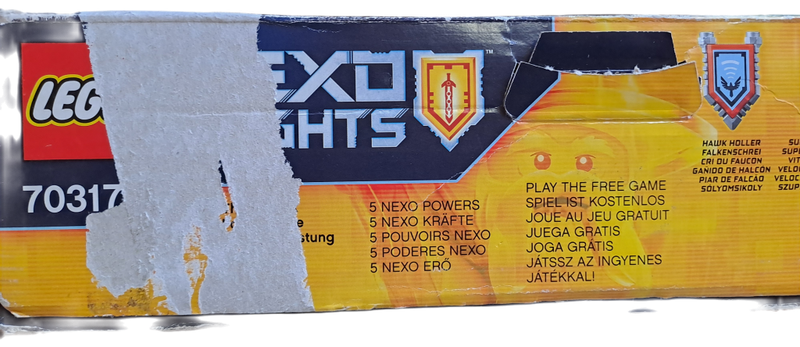 LEGO NEXO Knights No.70317 9-14 The Fortrex-Retired product-Box not in best shape.