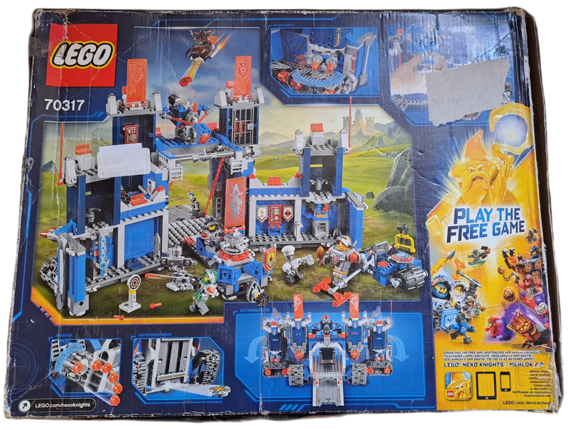 LEGO NEXO Knights No.70317 9-14 The Fortrex-Retired product-Box not in best shape.