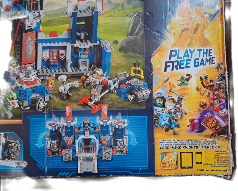 LEGO NEXO Knights No.70317 9-14 The Fortrex-Retired product-Box not in best shape.