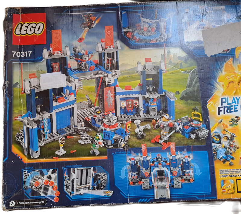 LEGO NEXO Knights No.70317 9-14 The Fortrex-Retired product-Box not in best shape.