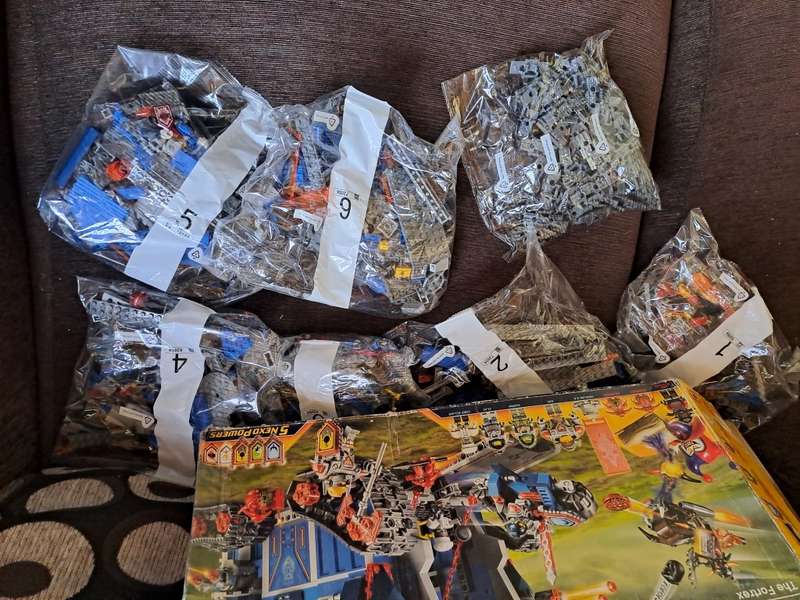 LEGO NEXO Knights No.70317 9-14 The Fortrex-Retired product-Box not in best shape.