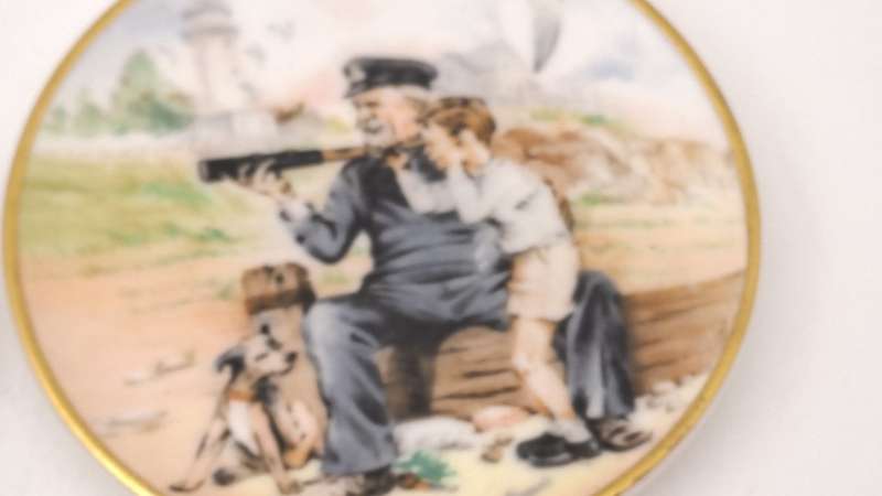 Collectable Vintage small Coalport Bone China Plates No 13,15 and 18