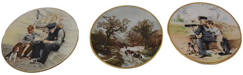 Collectable Vintage small Coalport Bone China Plates No 13,15 and 18