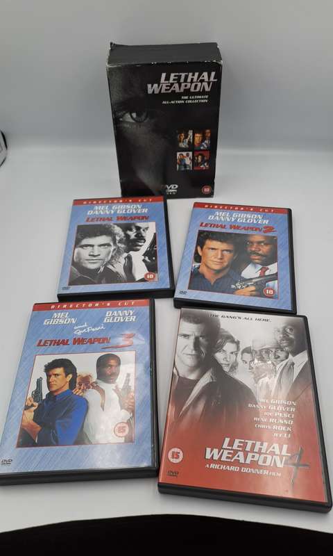 Lethal Weapon 4 DVD Box set -Lethal weapon No 1 -4