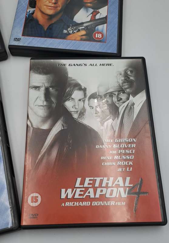 Lethal Weapon 4 DVD Box set -Lethal weapon No 1 -4