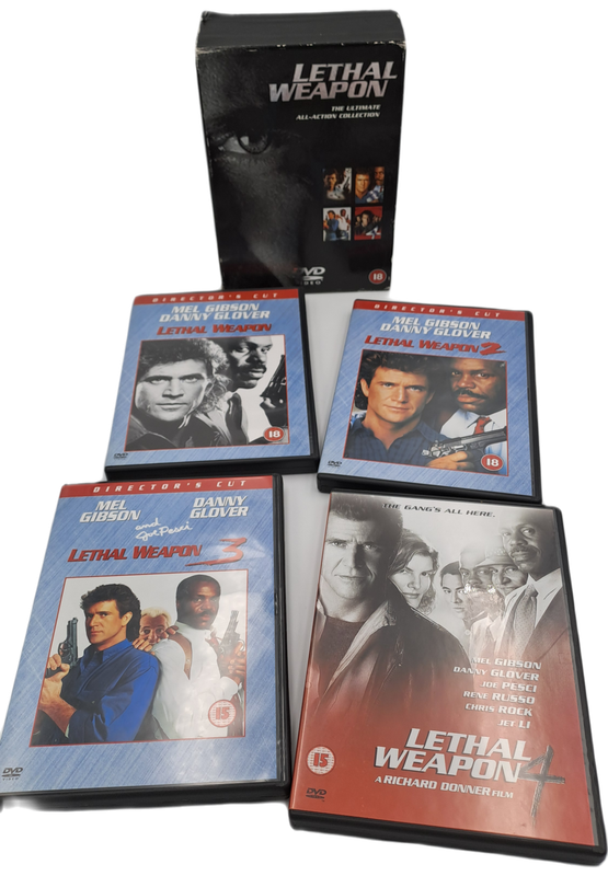 Lethal Weapon 4 DVD Box set -Lethal weapon No 1 -4