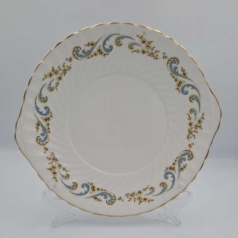 Vintage Royal Grafton MARLBOROUGH Pattern Cake Plate -Fine Bone China