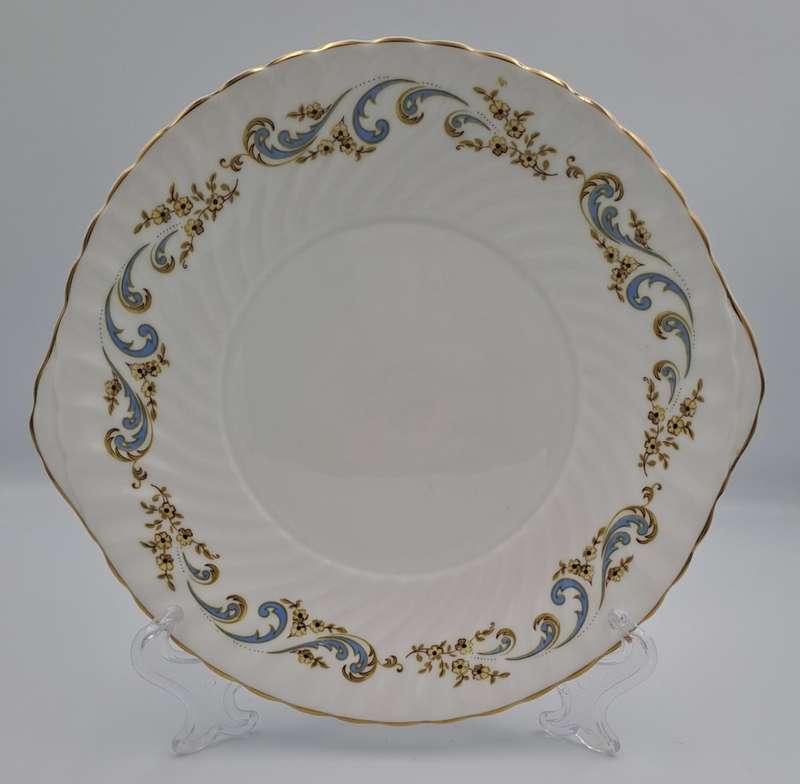 Vintage Royal Grafton MARLBOROUGH Pattern Cake Plate -Fine Bone China