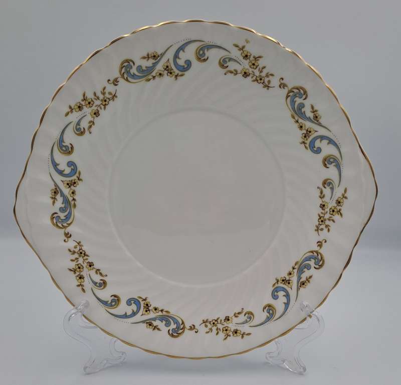 Vintage Royal Grafton MARLBOROUGH Pattern Cake Plate -Fine Bone China