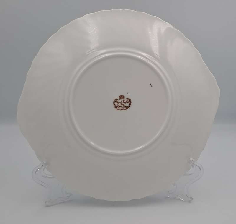 Vintage Royal Grafton MARLBOROUGH Pattern Cake Plate -Fine Bone China