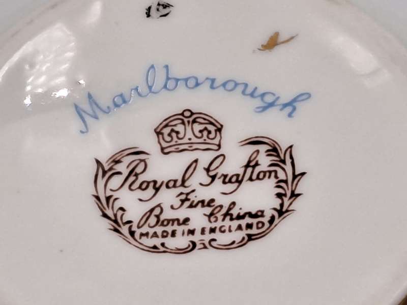 Vintage Royal Grafton MARLBOROUGH Pattern SMALL Sugar Bowl and Creamer -Fine Bone China