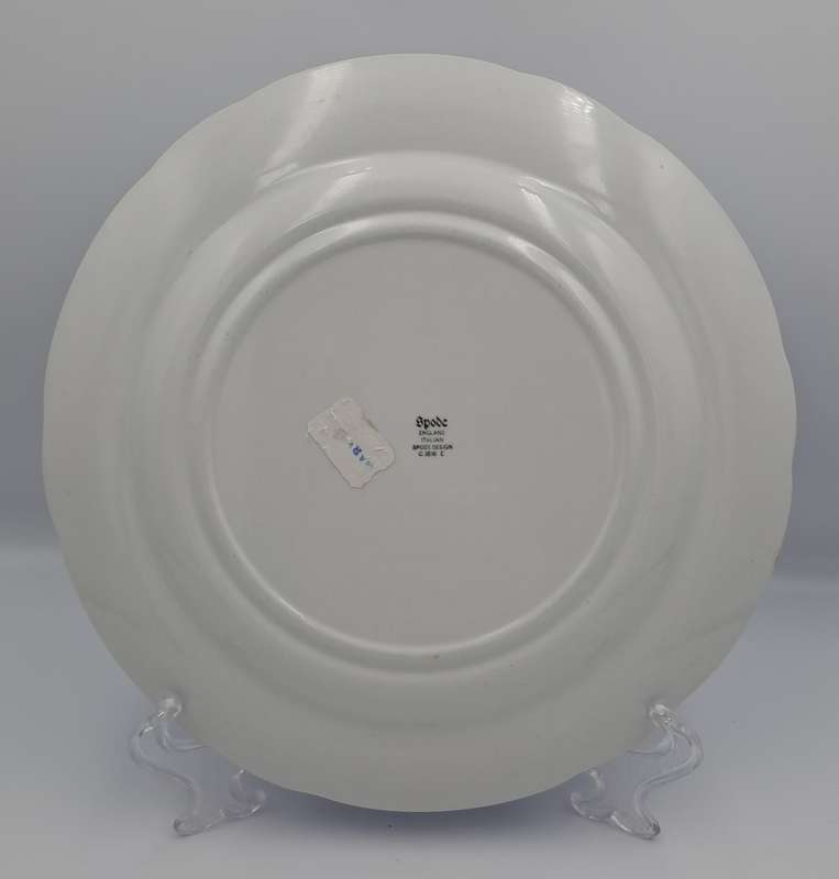 Vintage Spode Italian Spode Design Blue and White Plate C.1816 E -England 26,5cm