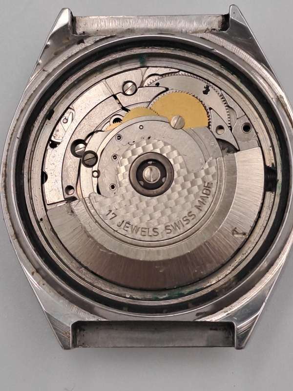 Vintage TECHNOS Cougar Mod.2879.2120.354 Mens Automatic Watch -17 Jewels -WORKING