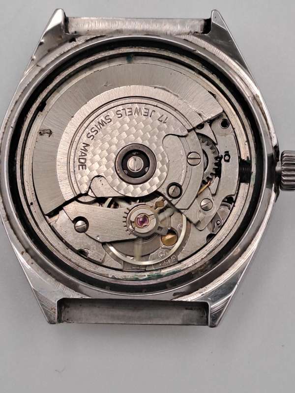 Vintage TECHNOS Cougar Mod.2879.2120.354 Mens Automatic Watch -17 Jewels -WORKING