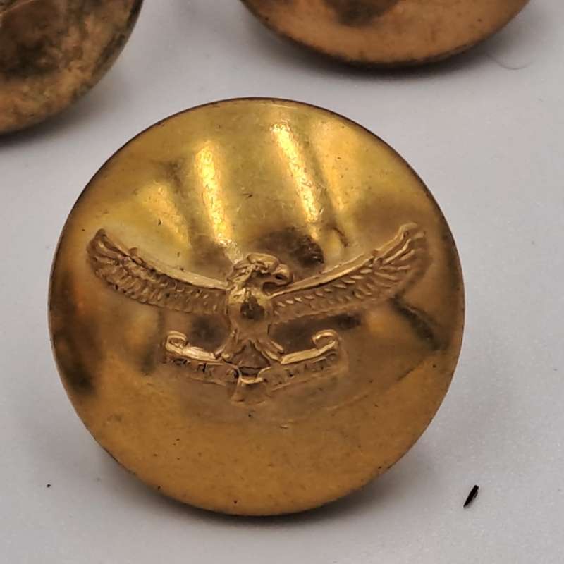 14 Vintage SAAF Buttons-Brass- 23mm (South African Airforce)