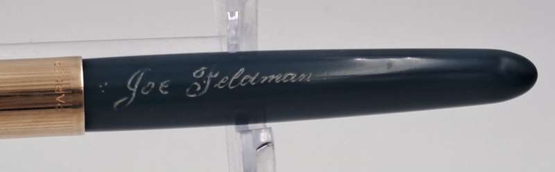Vintage Parker 51 Fountain pen - 1/20 12ct rolled Gold Gap- Green- Ink Tested -Personalized
