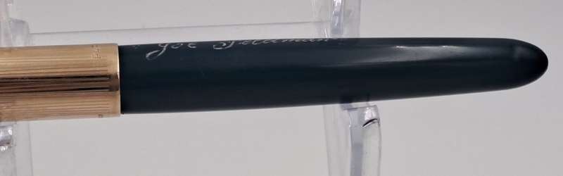 Vintage Parker 51 Fountain pen - 1/20 12ct rolled Gold Gap- Green- Ink Tested -Personalized