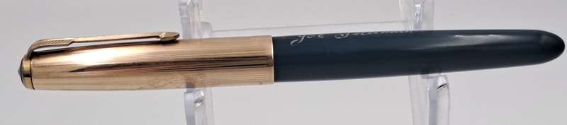 Vintage Parker 51 Fountain pen - 1/20 12ct rolled Gold Gap- Green- Ink Tested -Personalized