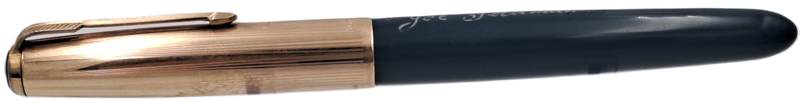 Vintage Parker 51 Fountain pen - 1/20 12ct rolled Gold Gap- Green- Ink Tested -Personalized
