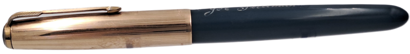Vintage Parker 51 Fountain pen - 1/20 12ct rolled Gold Gap- Green- Ink Tested -Personalized