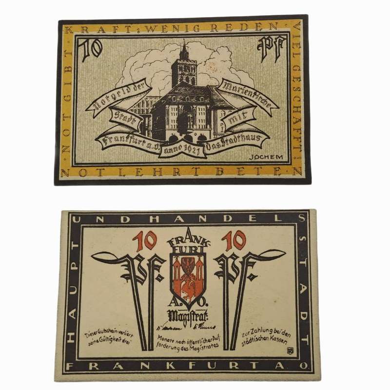 Germany 1922 notgeld  10 Pfennig-City of Frankfurt an der Oder-Weimar Republic-UNC