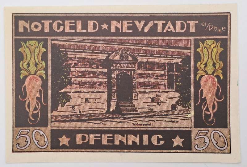 Germany 1921 notgeld  50 Pfennig-City of Neustadt am Rübenberge,-UNC