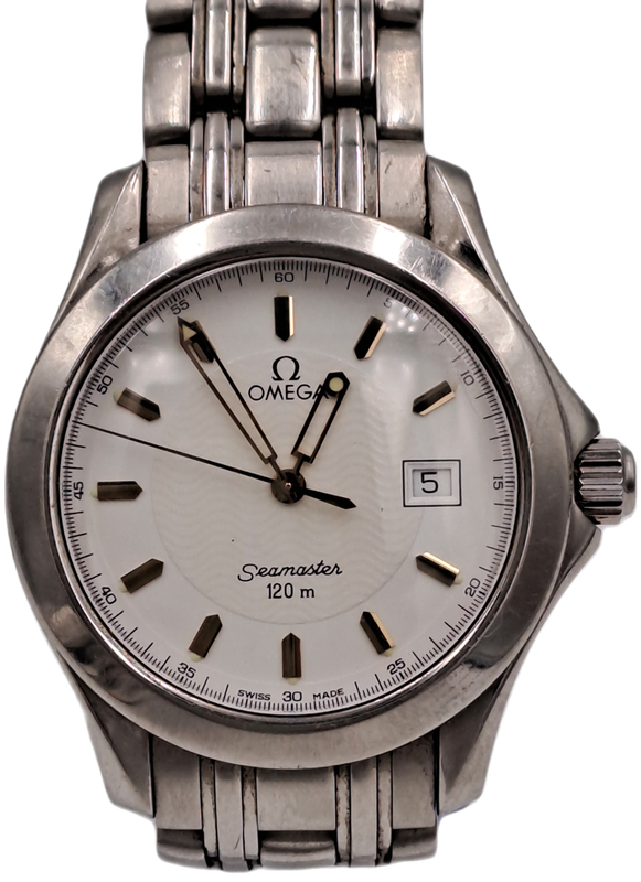 Pre-0wned 1990`s Omega Seamaster 120m Mens Quartz watch -Very Good Condition