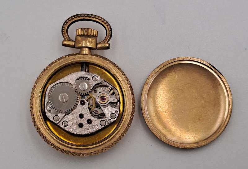 Rare Vintage small Ladies Farian Pocket watch (wind-up) Working -17 Rubis