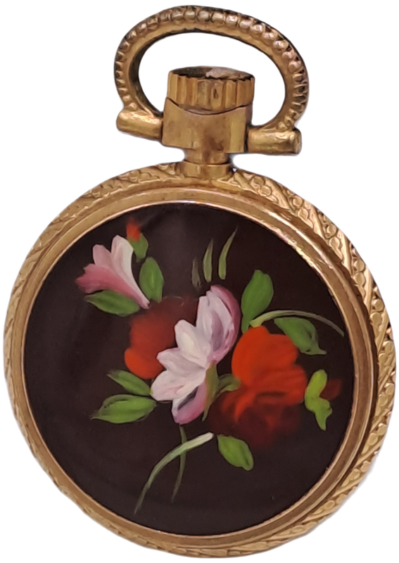 Rare Vintage small Ladies Farian Pocket watch (wind-up) Working -17 Rubis