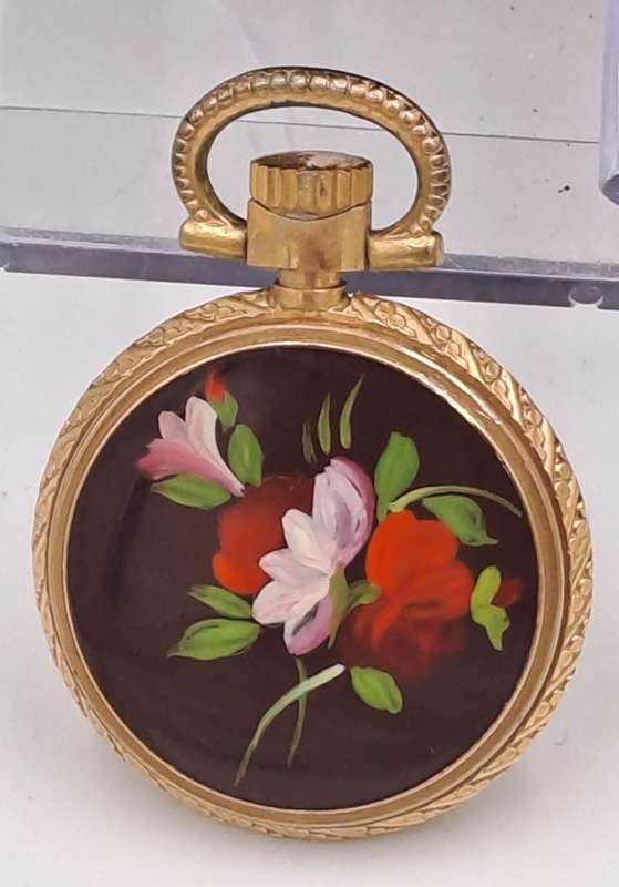 Rare Vintage small Ladies Farian Pocket watch (wind-up) Working -17 Rubis