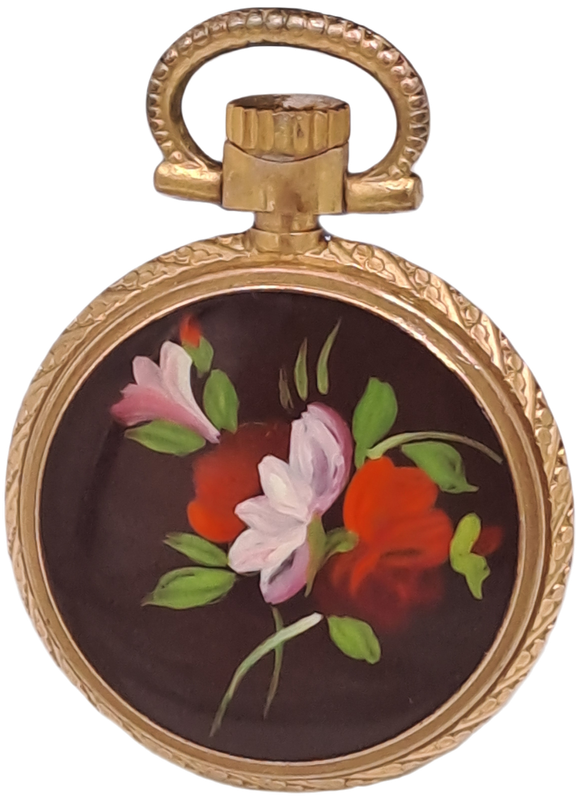 Rare Vintage small Ladies Farian Pocket watch (wind-up) Working -17 Rubis
