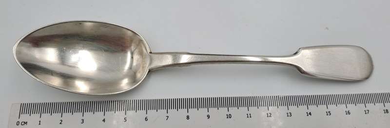 Antique Hallmarked 1800`s  (100 plus year old) Russian 84 Silver Spoon-40 grams.