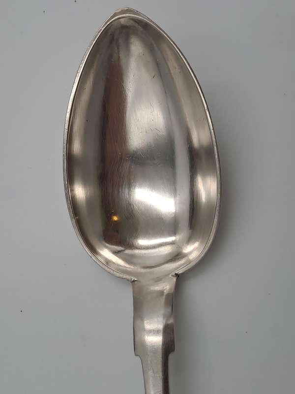 Large Antique 1800`s Hallmarked Russian 84 Silver Spoon-80grams.