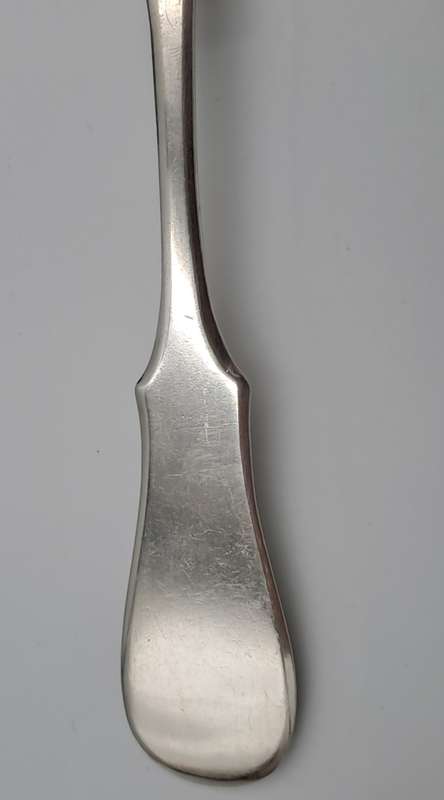 Large Antique 1800`s Hallmarked Russian 84 Silver Spoon-80grams.