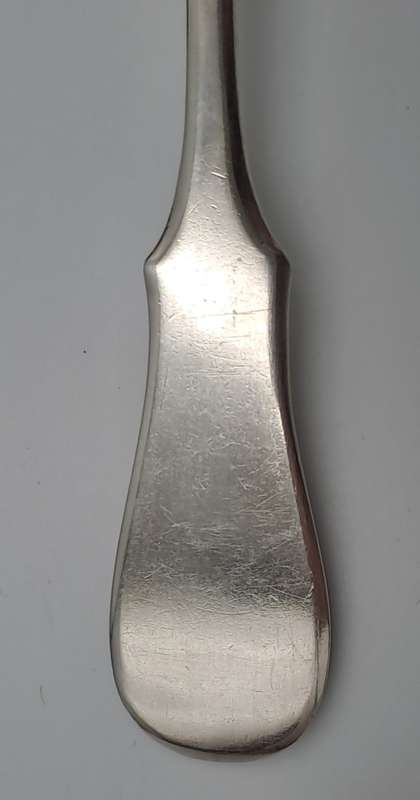 Large Antique 1800`s Hallmarked Russian 84 Silver Spoon-80grams.