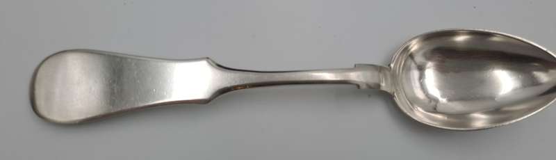 Large Antique 1800`s Hallmarked Russian 84 Silver Spoon-80grams.