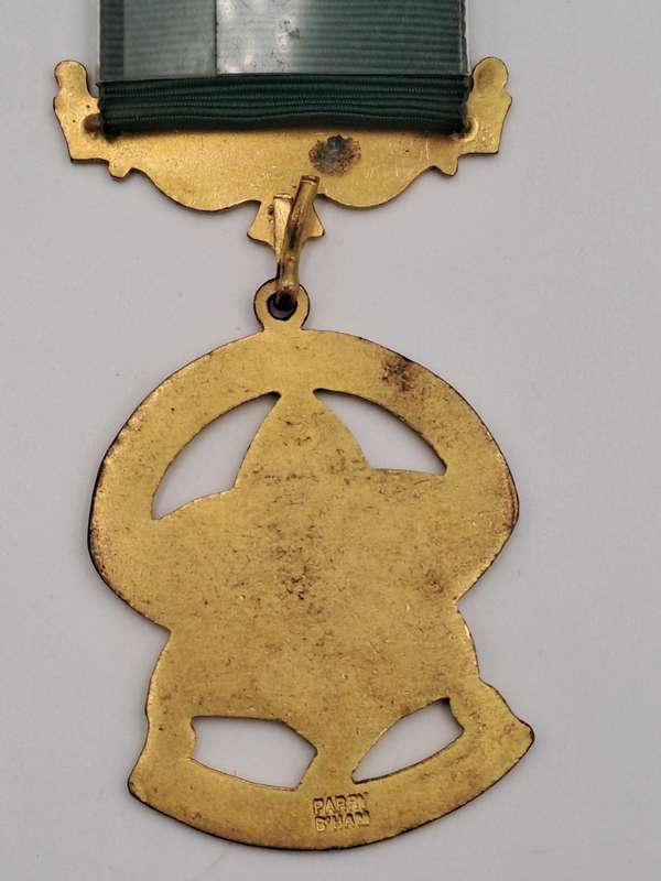 Vintage Saudi Arabia Overseas Buffaloes Association Masonic Jewel (Free Mason)
