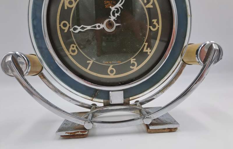 Vintage Smith Sectric Clock-Made in Great England -NOT Working