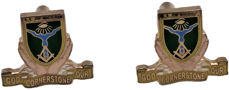 Masonic Grand Lodge Of Nigeria -Free Mason- Cufflinks