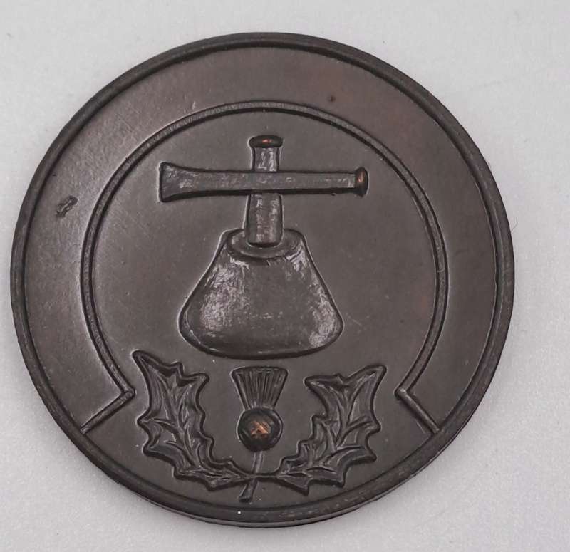 Vintage Masonic Penny  Bronze- THEY RECEIVED EVERY MAN A PENNY